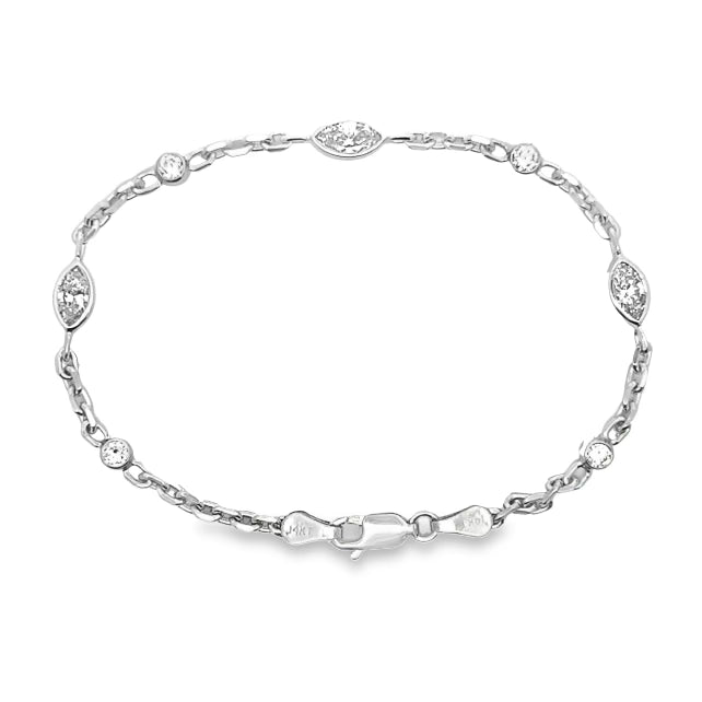 Marquise Diamond Bracelet