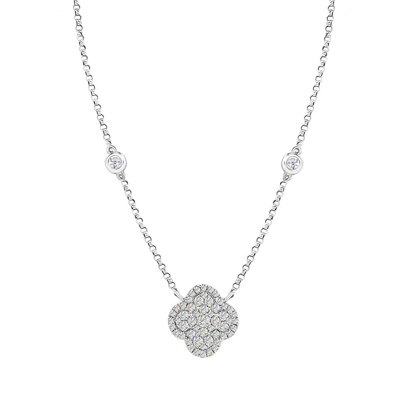 Diamond Clover Necklace