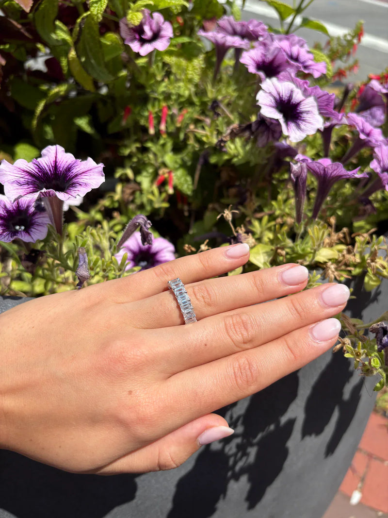 The Ultimate Guide to the Emerald Cut Diamond Eternity Band: Timeless Elegance and Unending Love