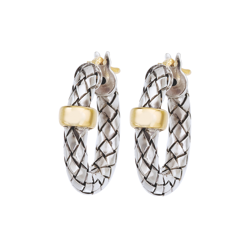 Two Tone Traversa Hoops
