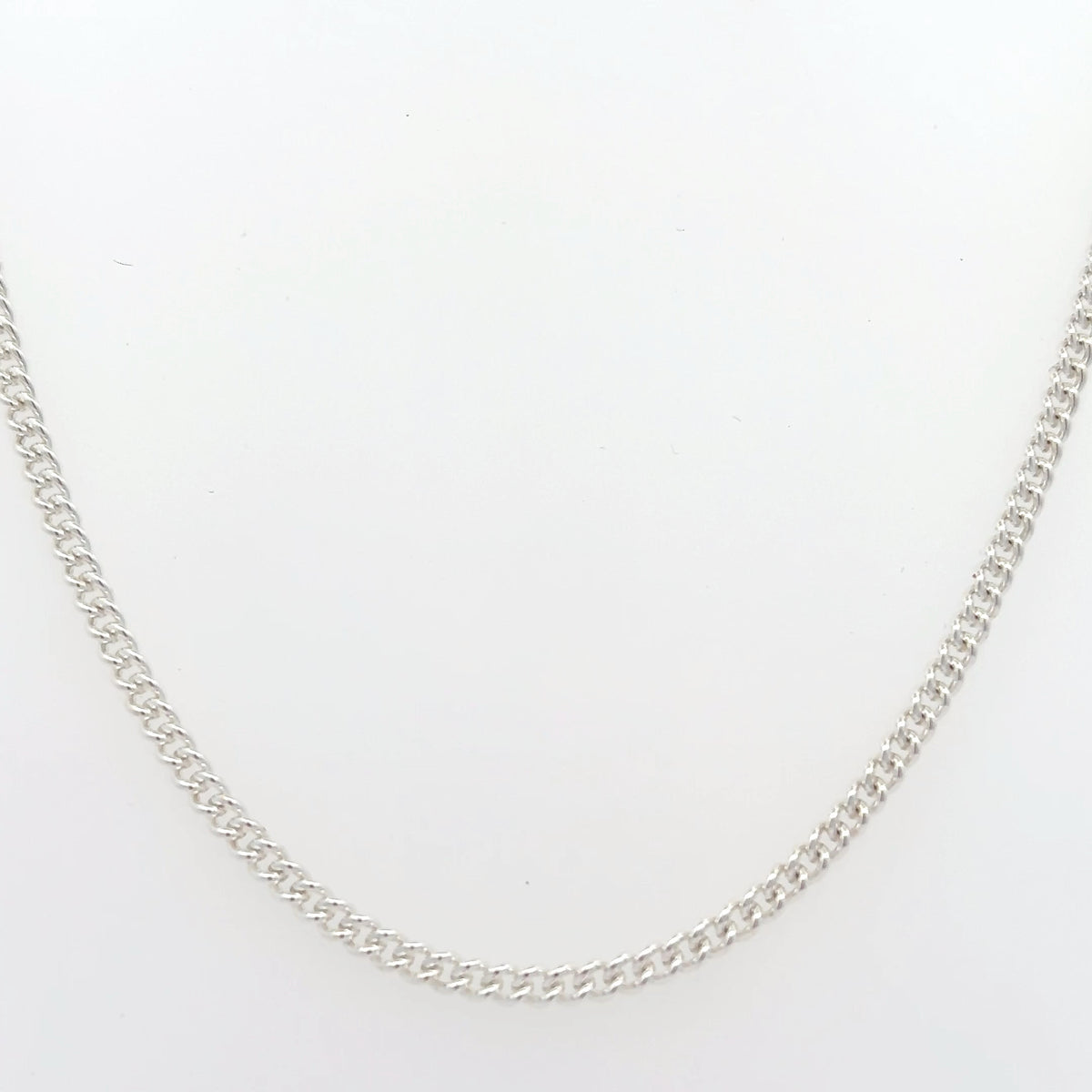 2.3mm Silver Curb Chain