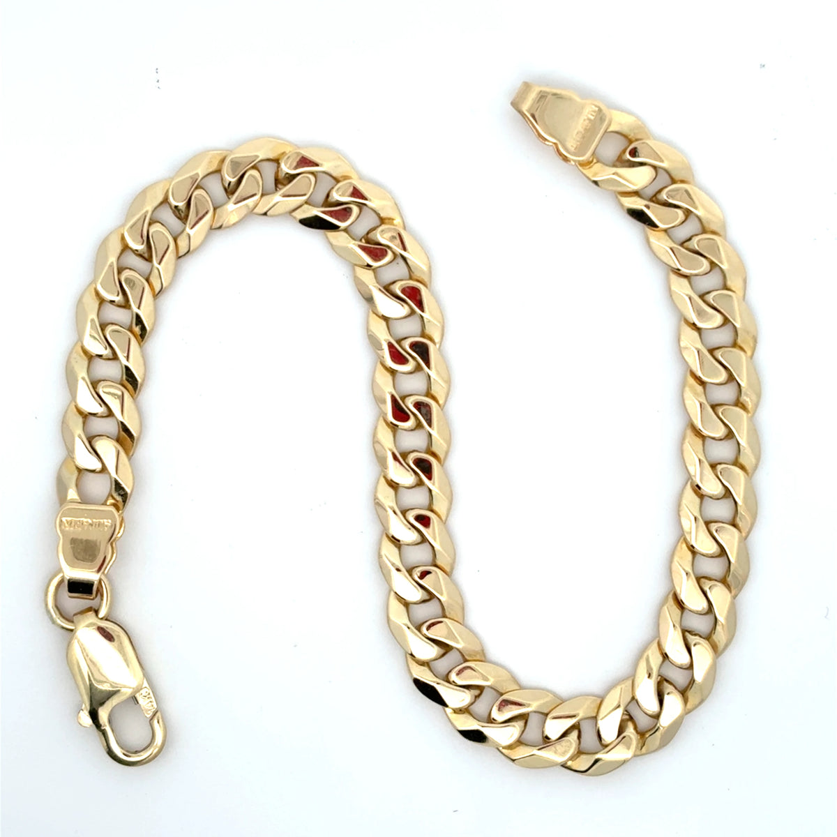 Solid Curb Link Bracelet