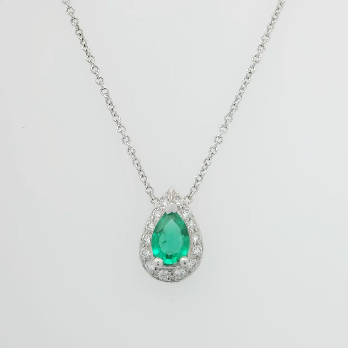 Emerald and Diamond Necklace