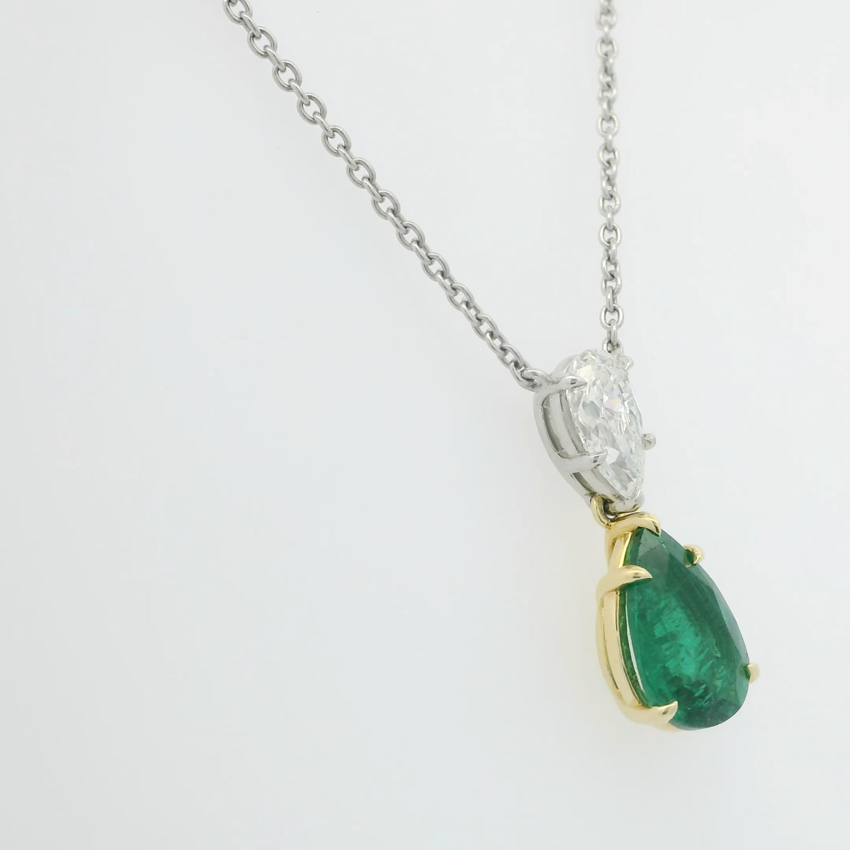 Emerald and Diamond Necklace