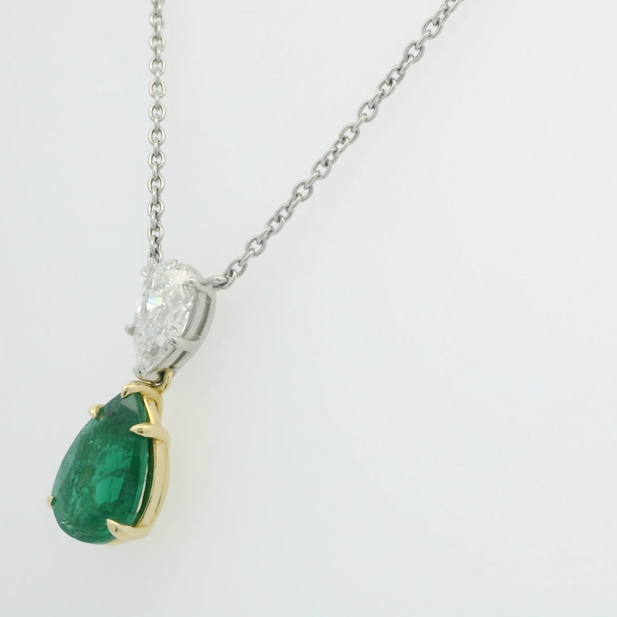 Emerald and Diamond Necklace