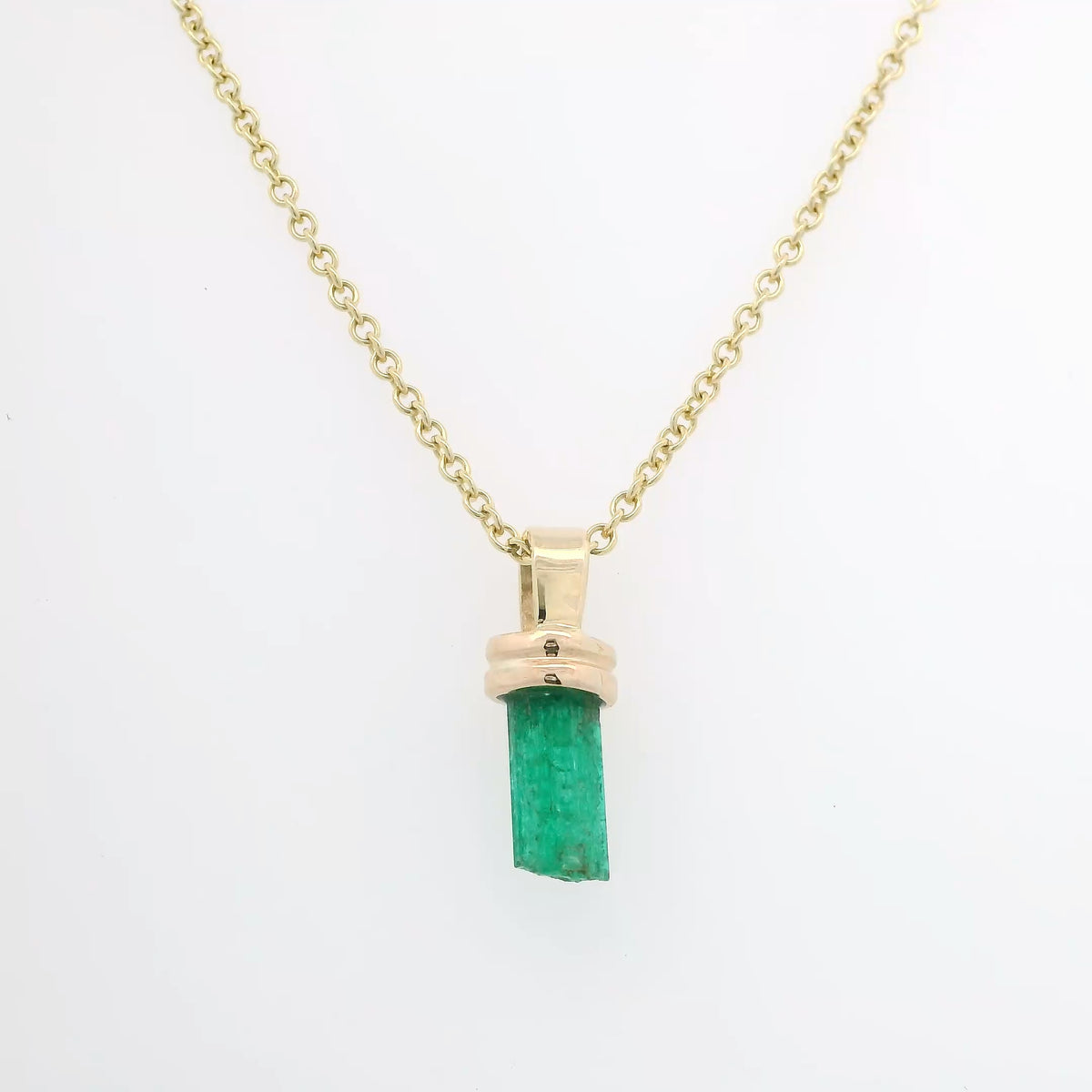 Emerald Rough Pendant