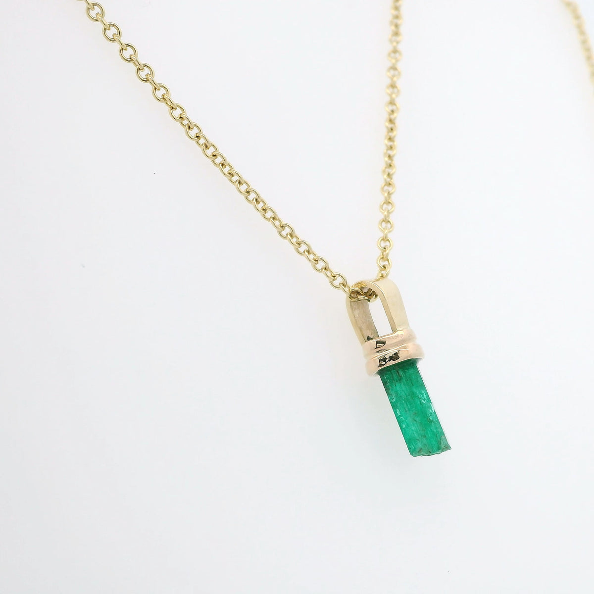 Emerald Rough Pendant