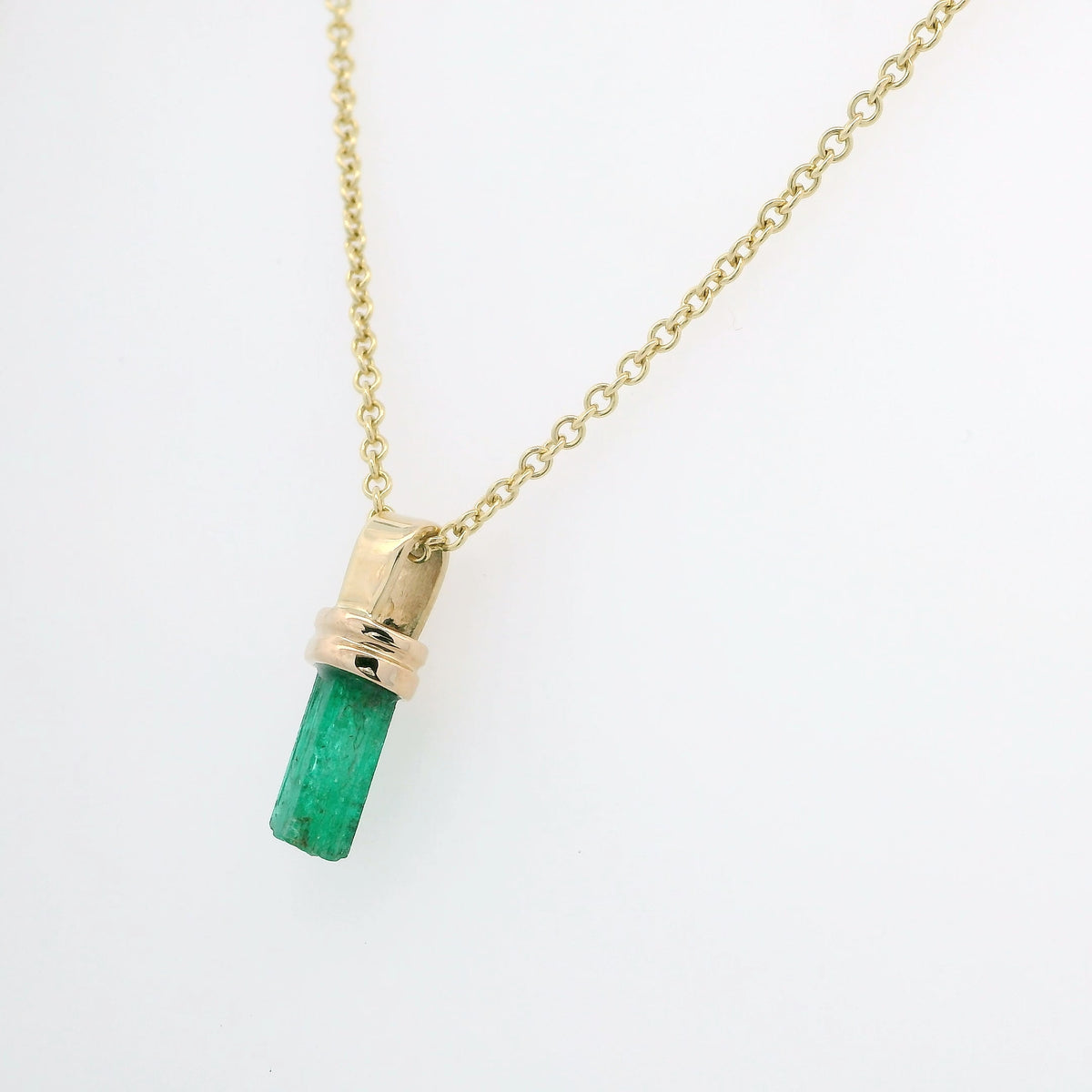 Emerald Rough Pendant