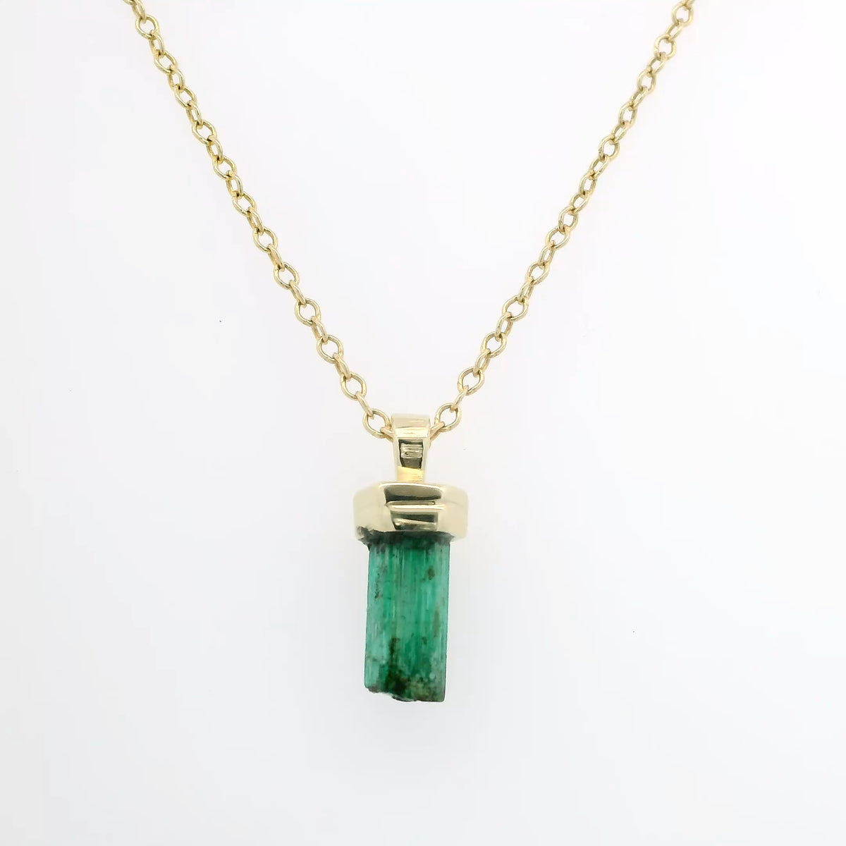 Emerald Rough Pendant