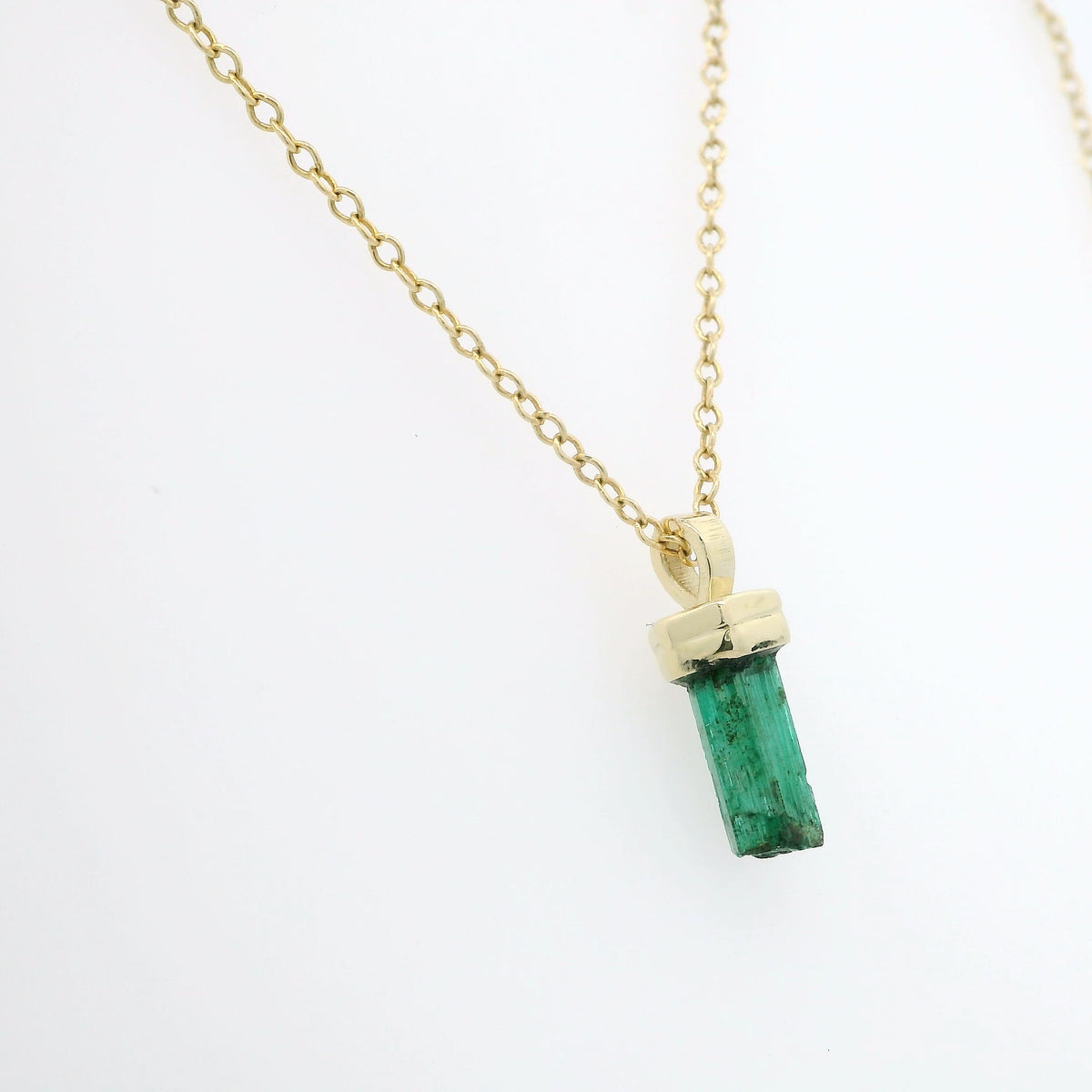 Emerald Rough Pendant