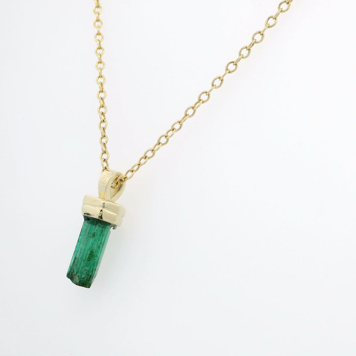 Emerald Rough Pendant