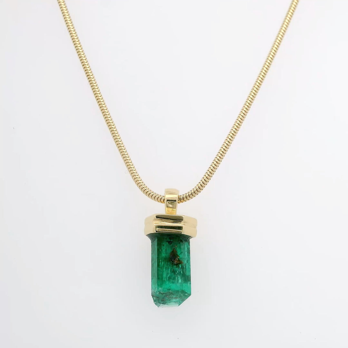 Emerald Rough Pendant