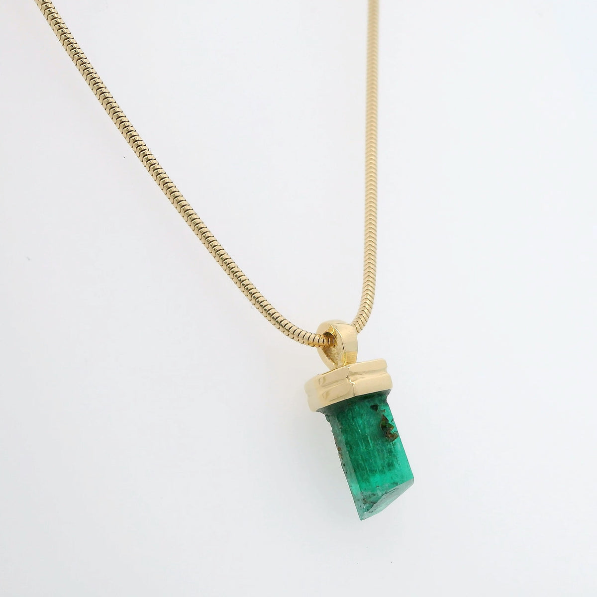 Emerald Rough Pendant