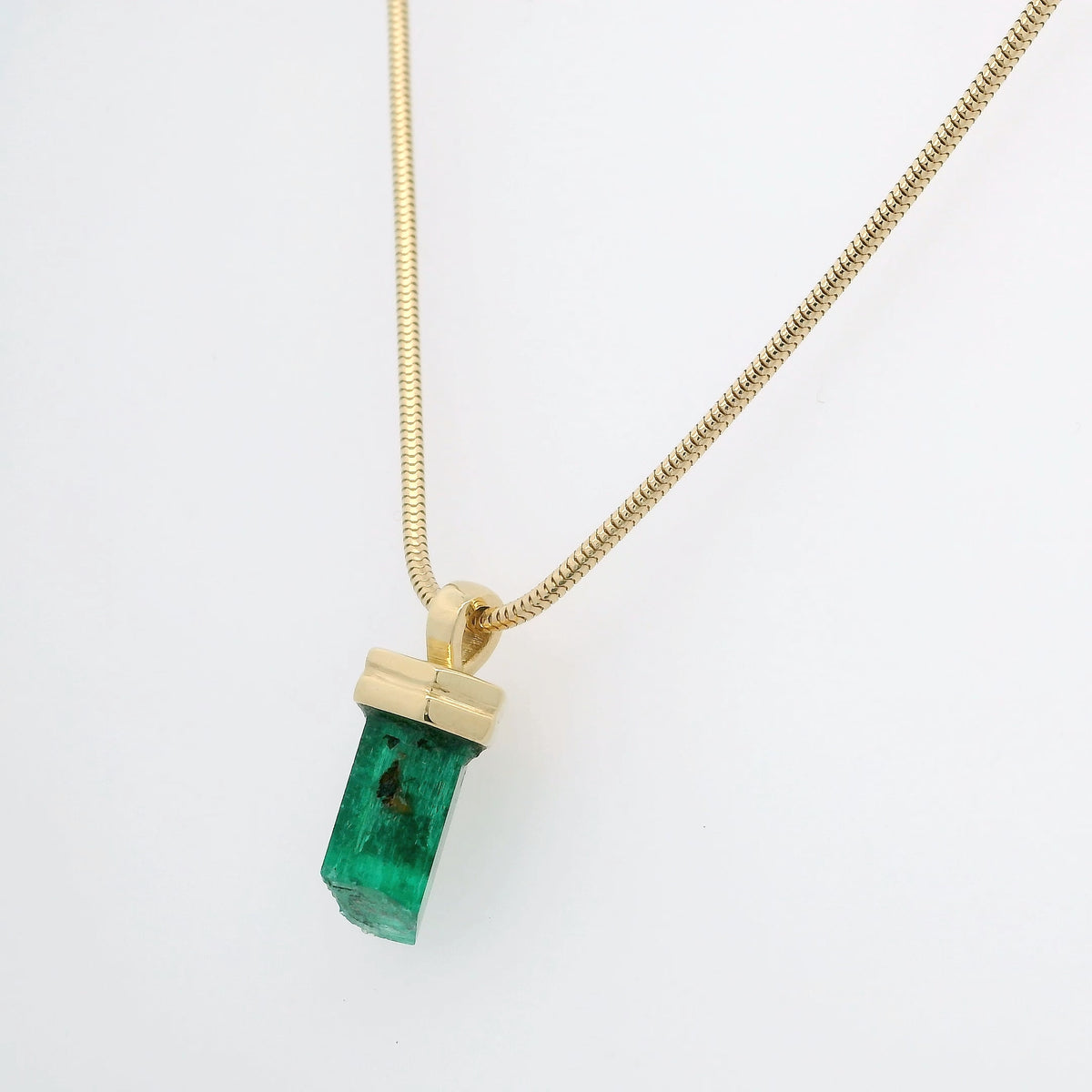 Emerald Rough Pendant