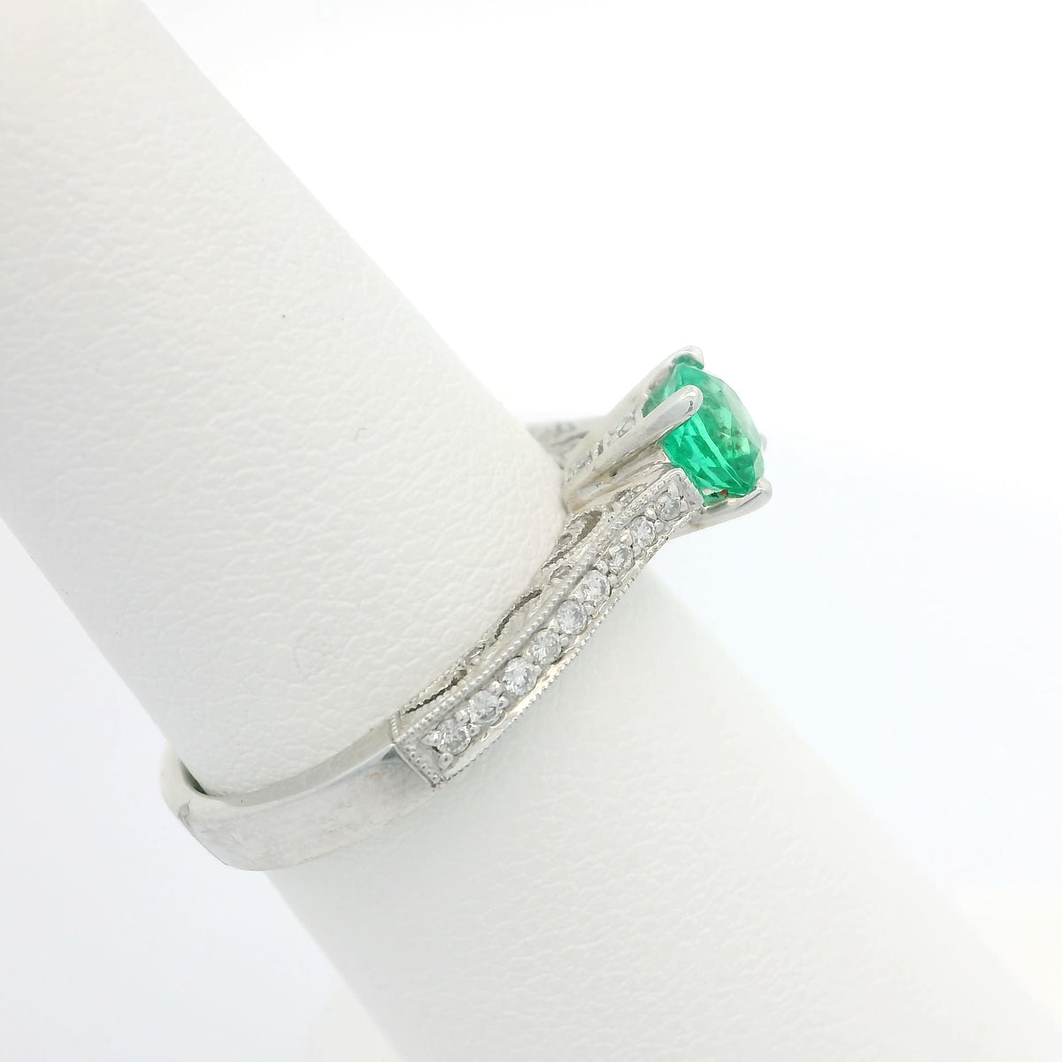 Emerald and Diamond Ring