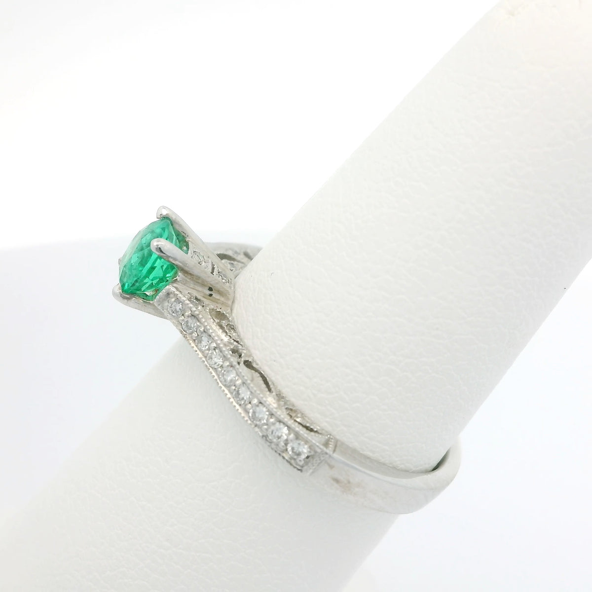Emerald and Diamond Ring