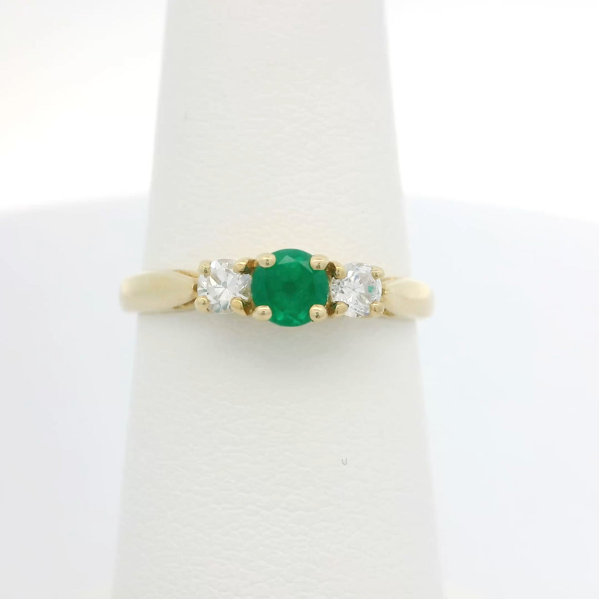 Emerald and Diamond Ring