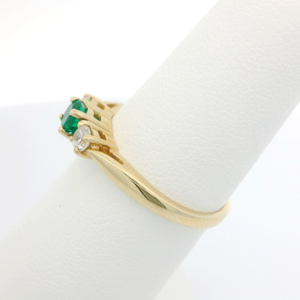 Emerald and Diamond Ring