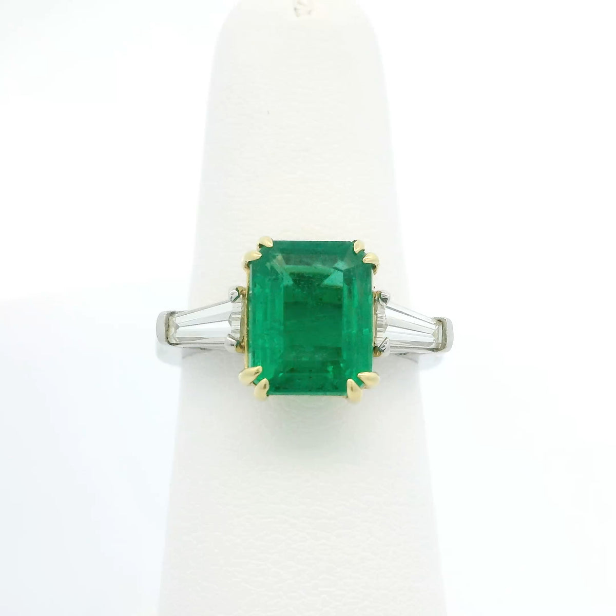 Emerald and Diamond Ring