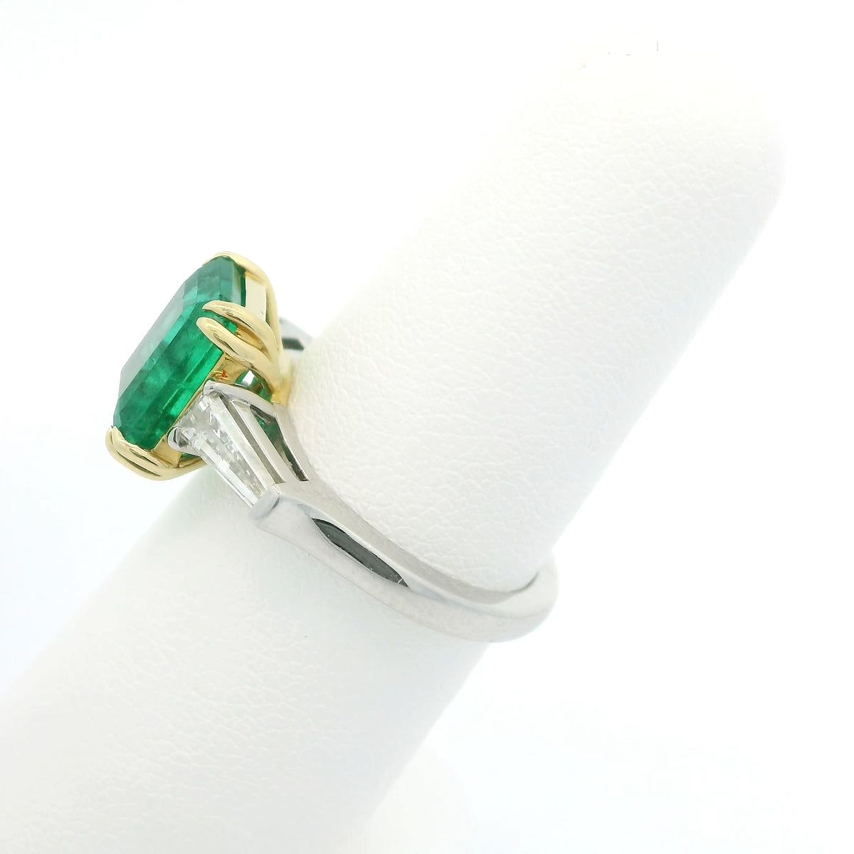 Emerald and Diamond Ring
