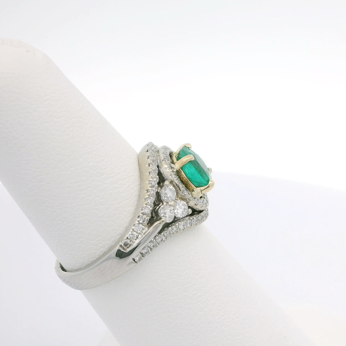Emerald and Diamond Ring