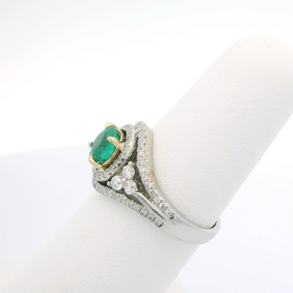 Emerald and Diamond Ring