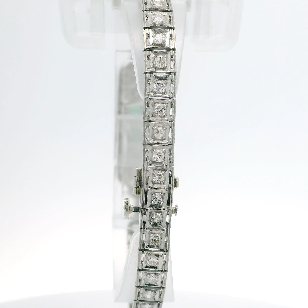Art Deco Emerald & Diamond Bracelet