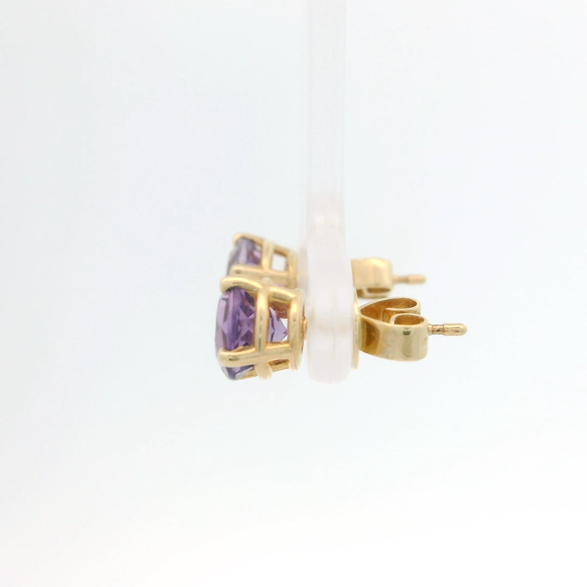 Amethyst Stud Earrings
