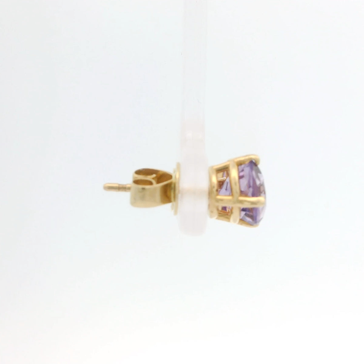 Amethyst Stud Earrings