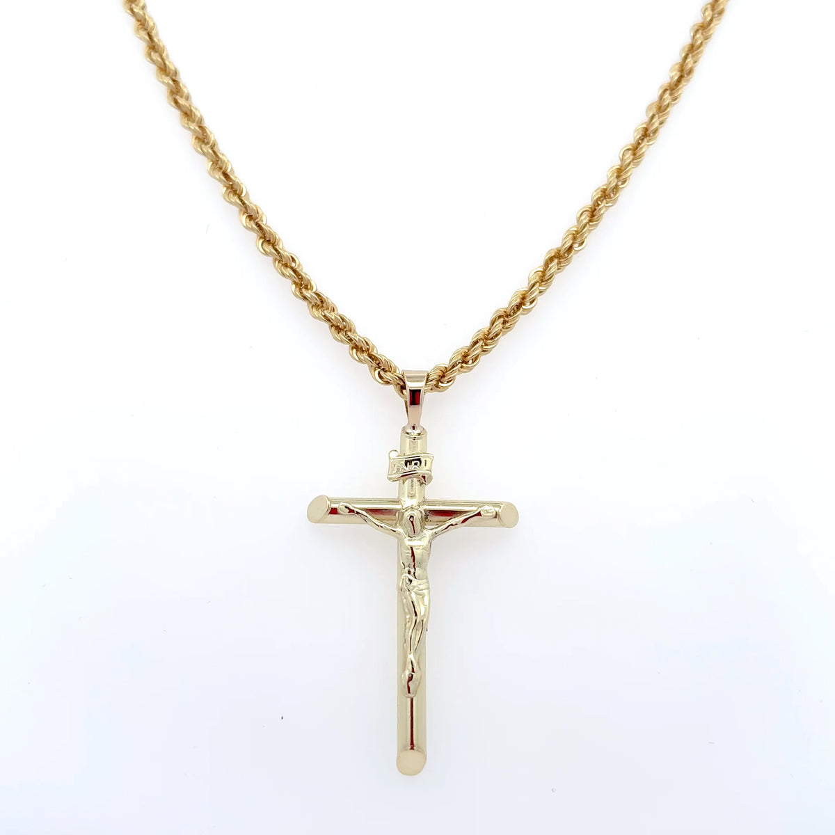 Yellow Gold Crucifix