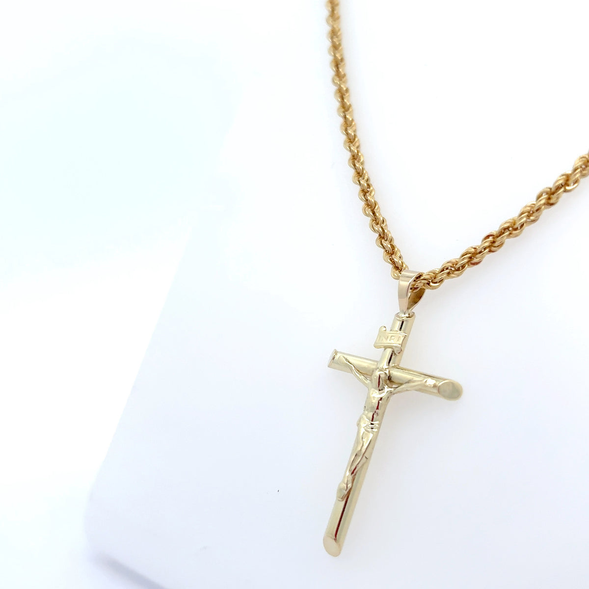 Yellow Gold Crucifix