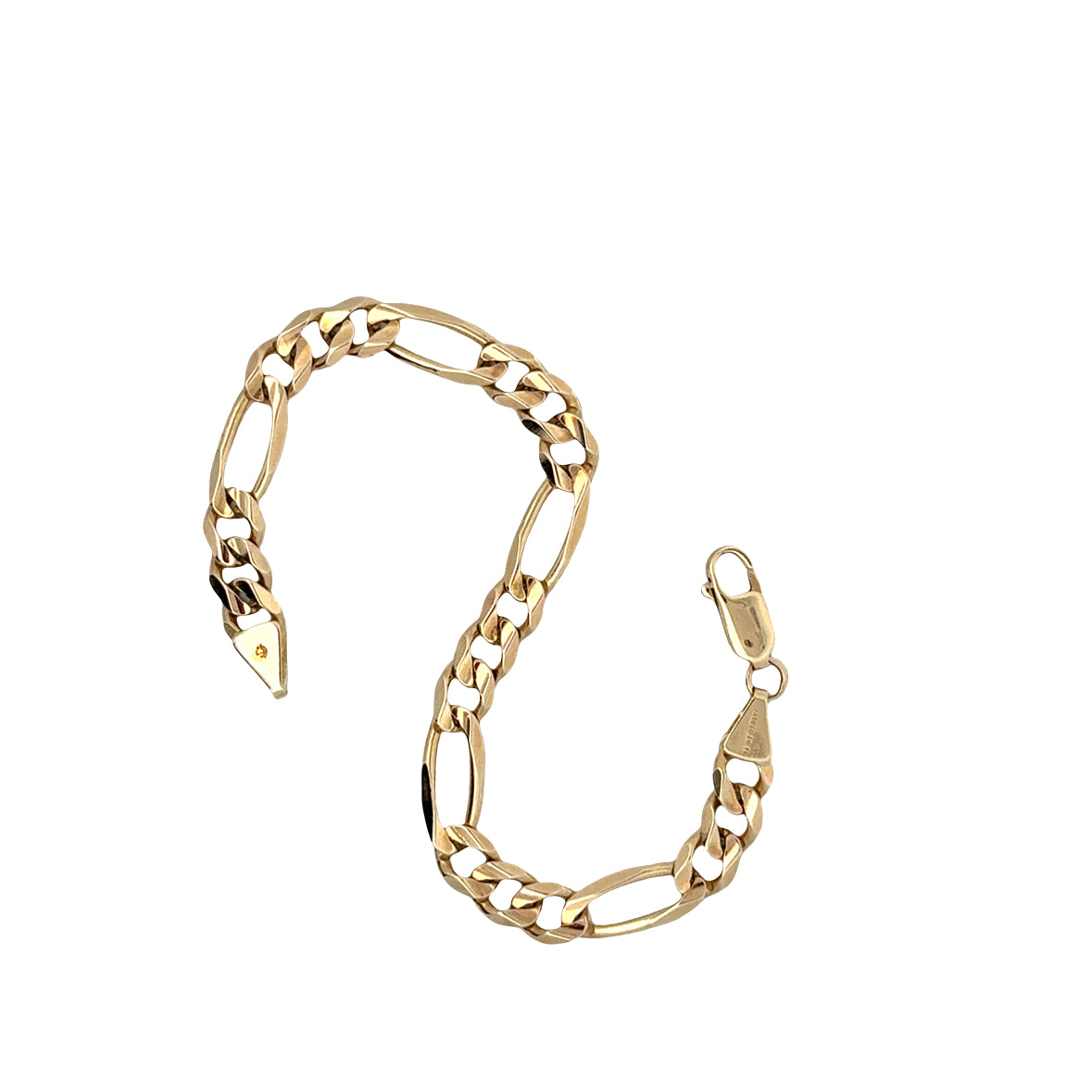Yellow Gold Figaro Bracelet