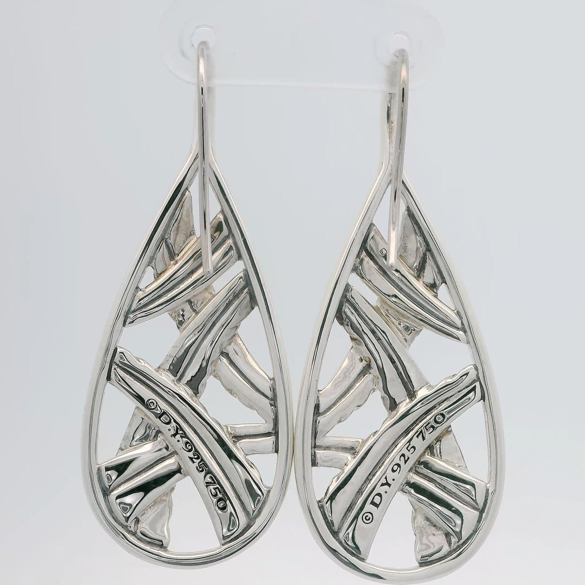 David Yurman Two-Tone Papyrus Drop Earrings