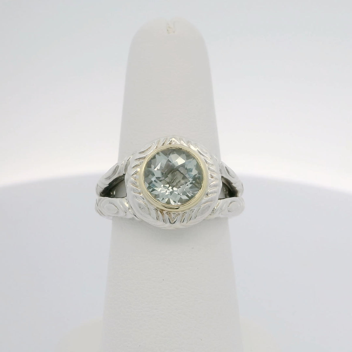 Charles Krypell Green Quartz Ring