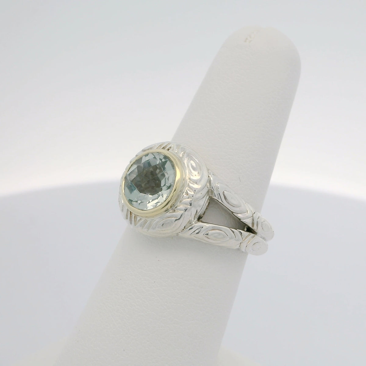 Charles Krypell Green Quartz Ring