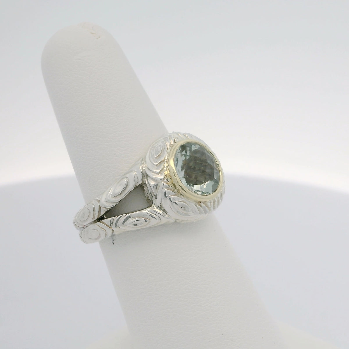 Charles Krypell Green Quartz Ring