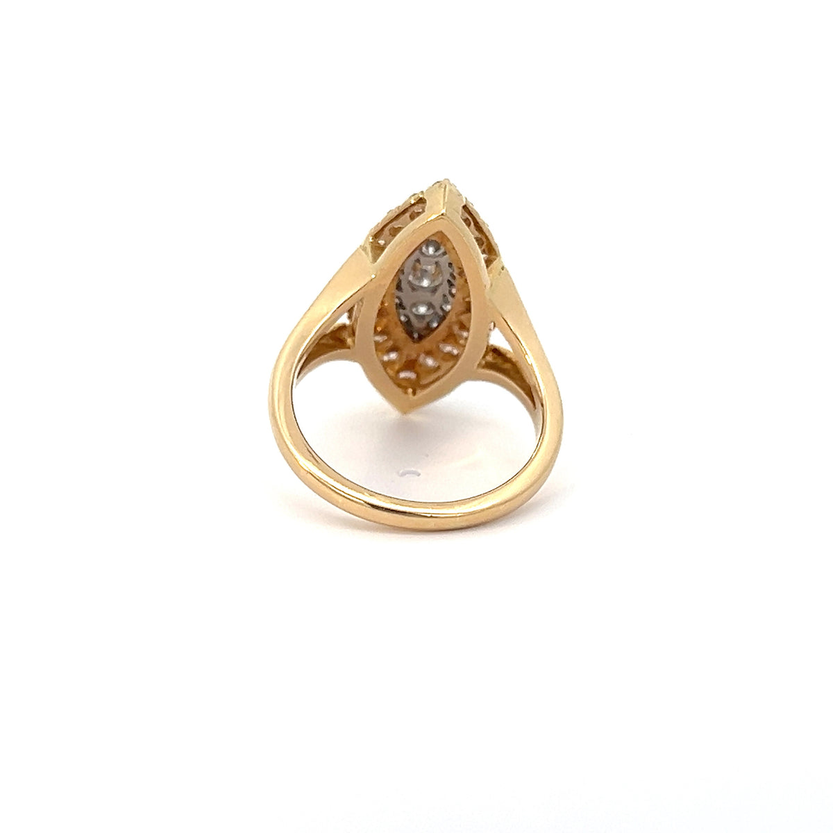 Handmade Marquise Shape Diamond Ring