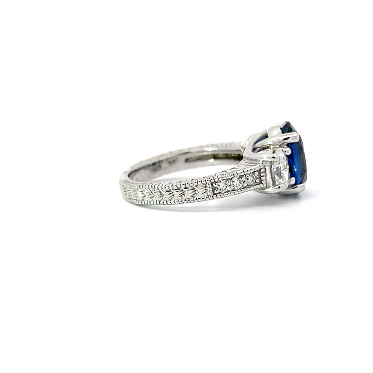 Sapphire and Diamond Ring