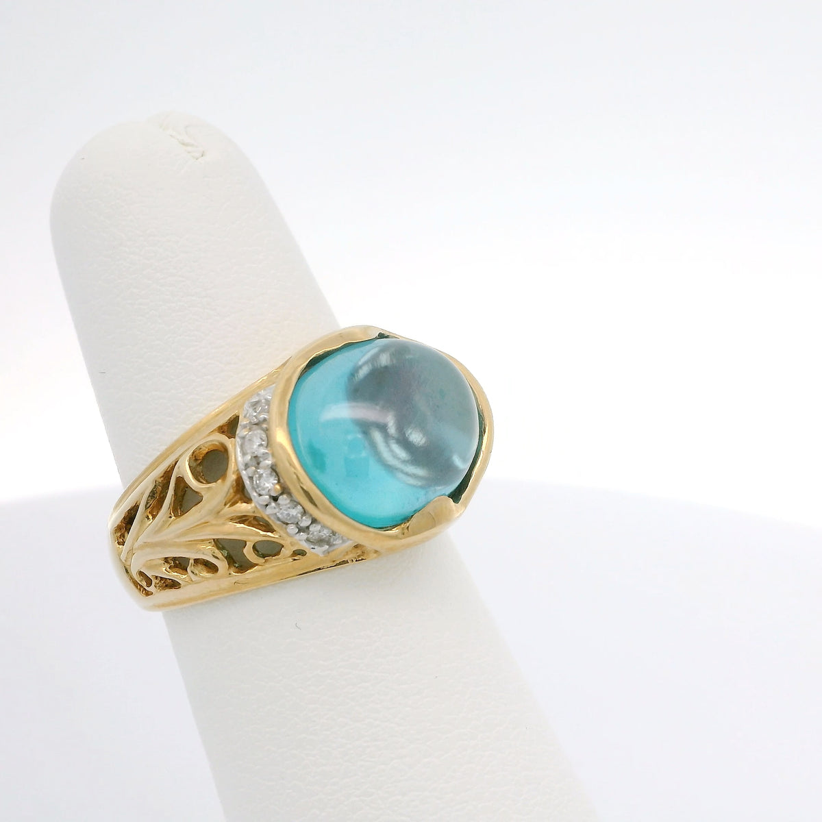 Blue Topaz Ring