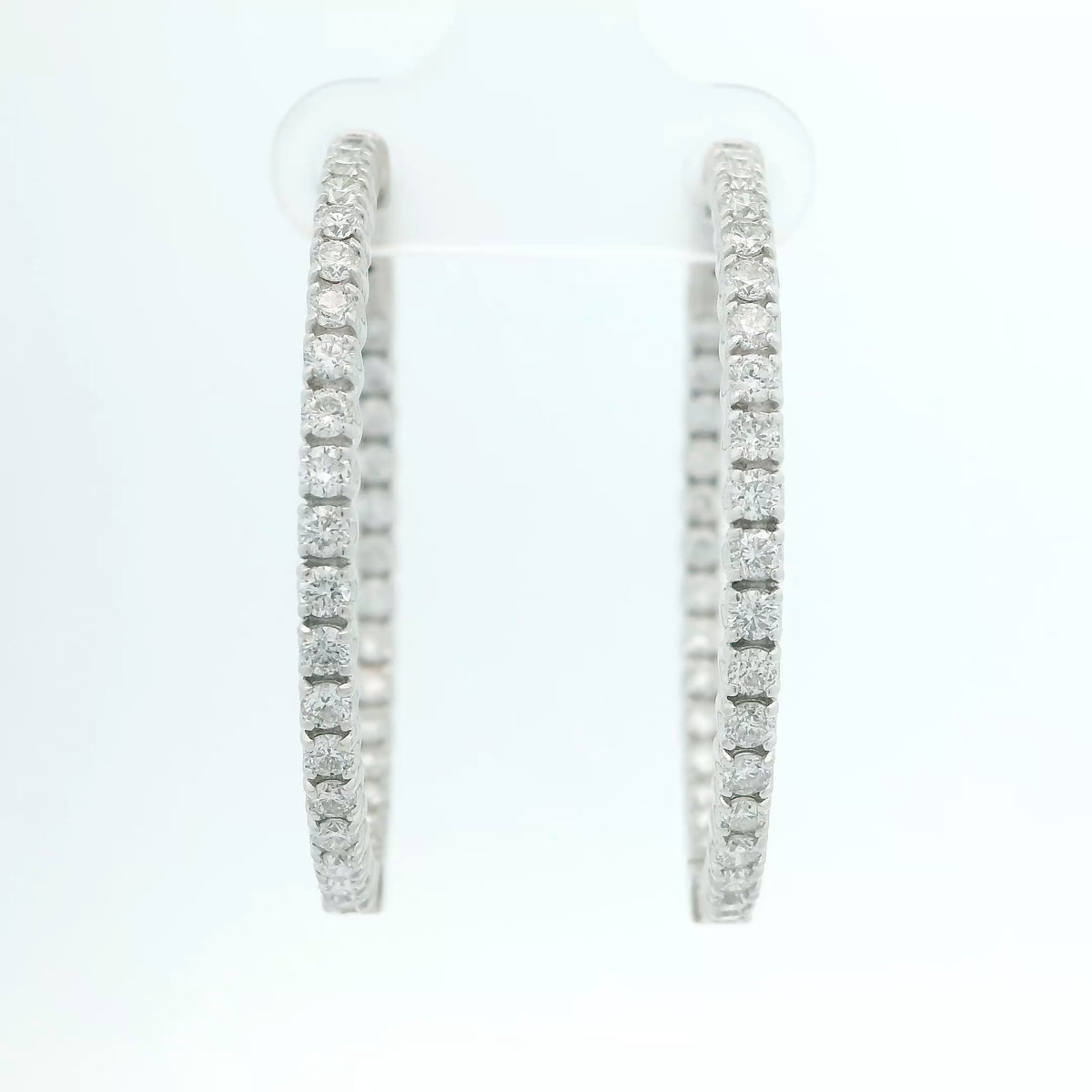 Inside Out Diamond Hoops