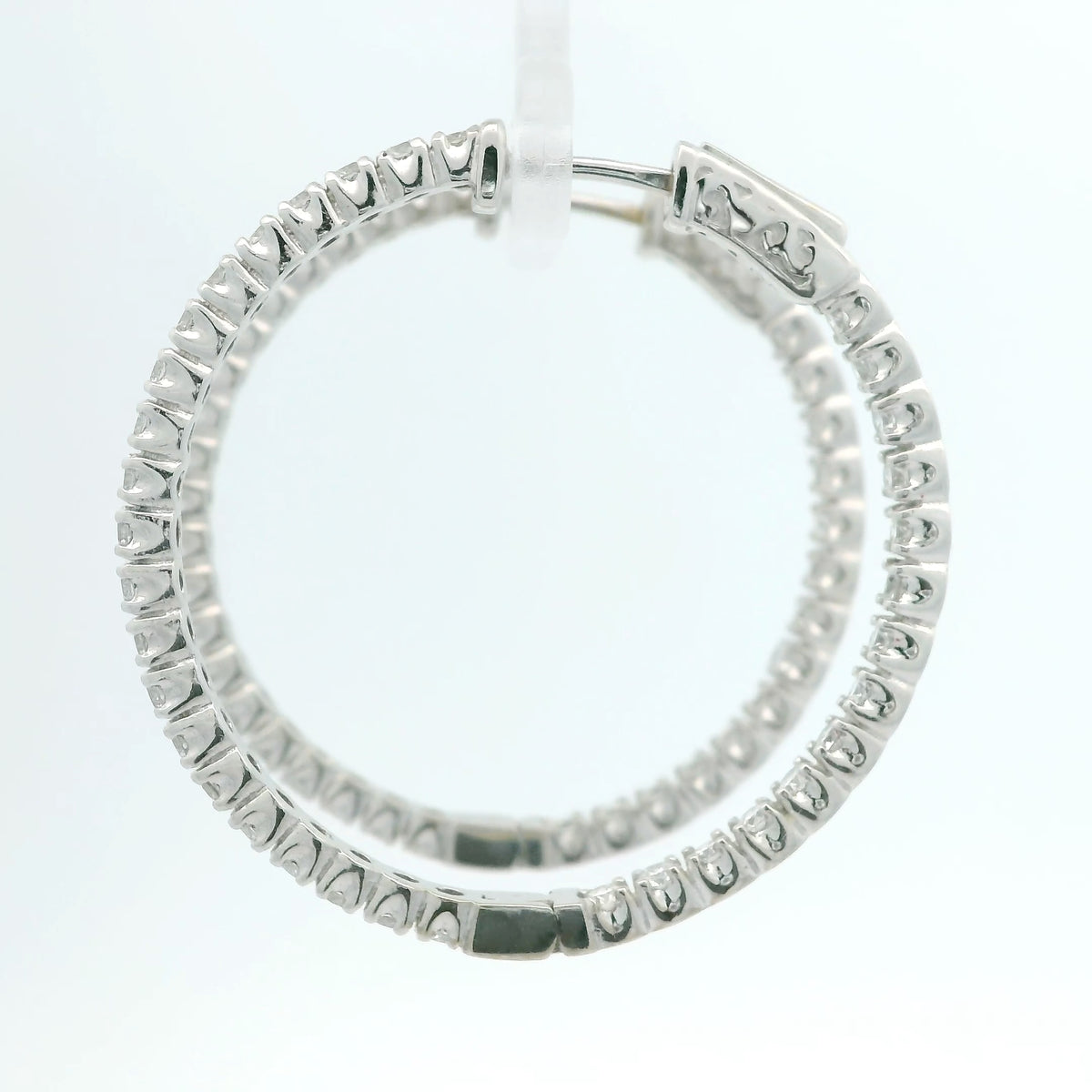 Inside Out Diamond Hoops