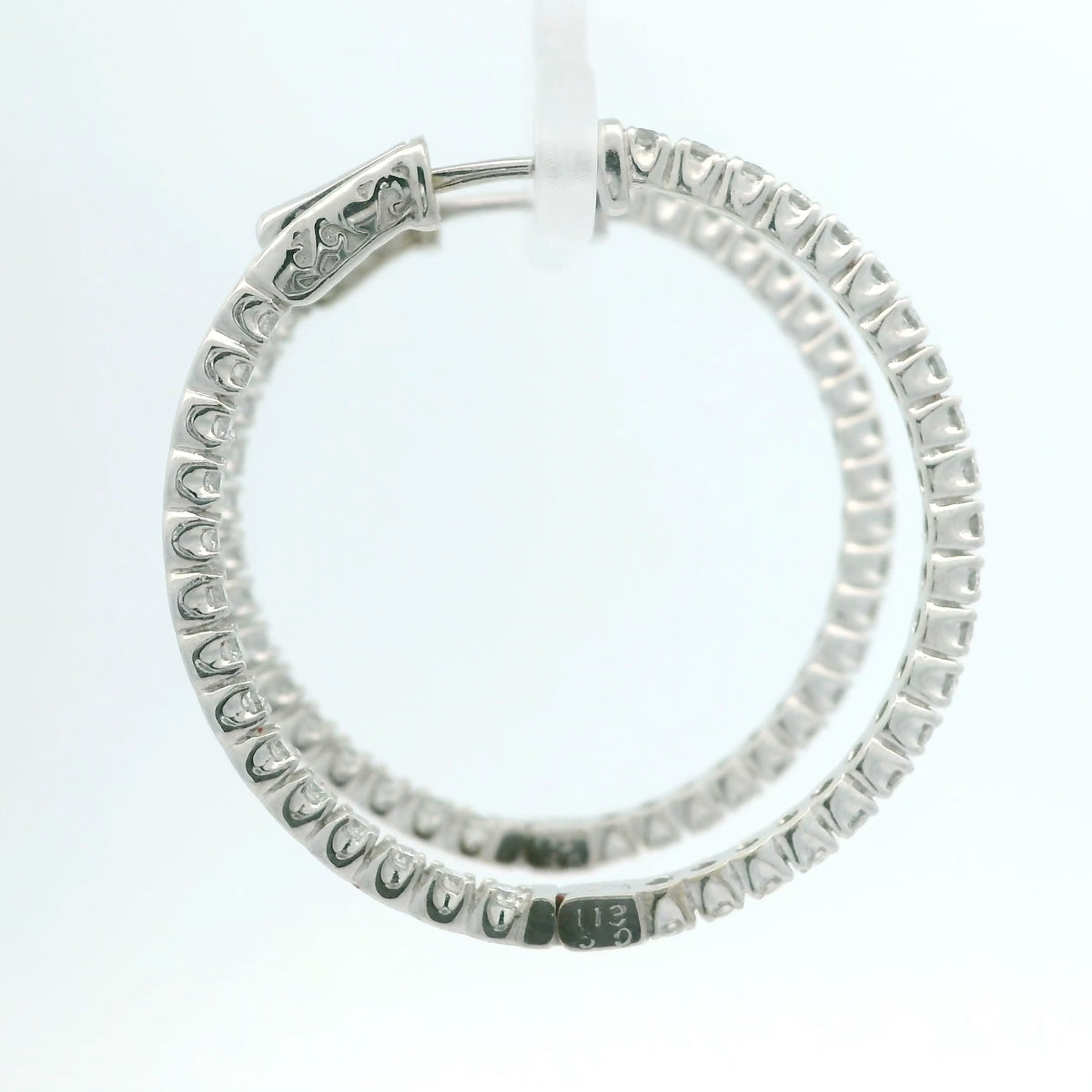 Inside Out Diamond Hoops