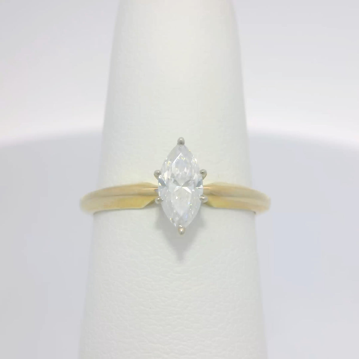 Marquise Moissanite Ring