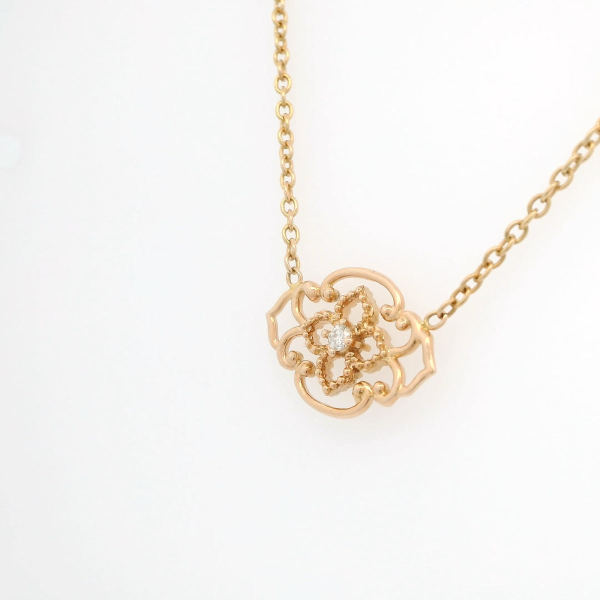 Open Metal Work Necklace