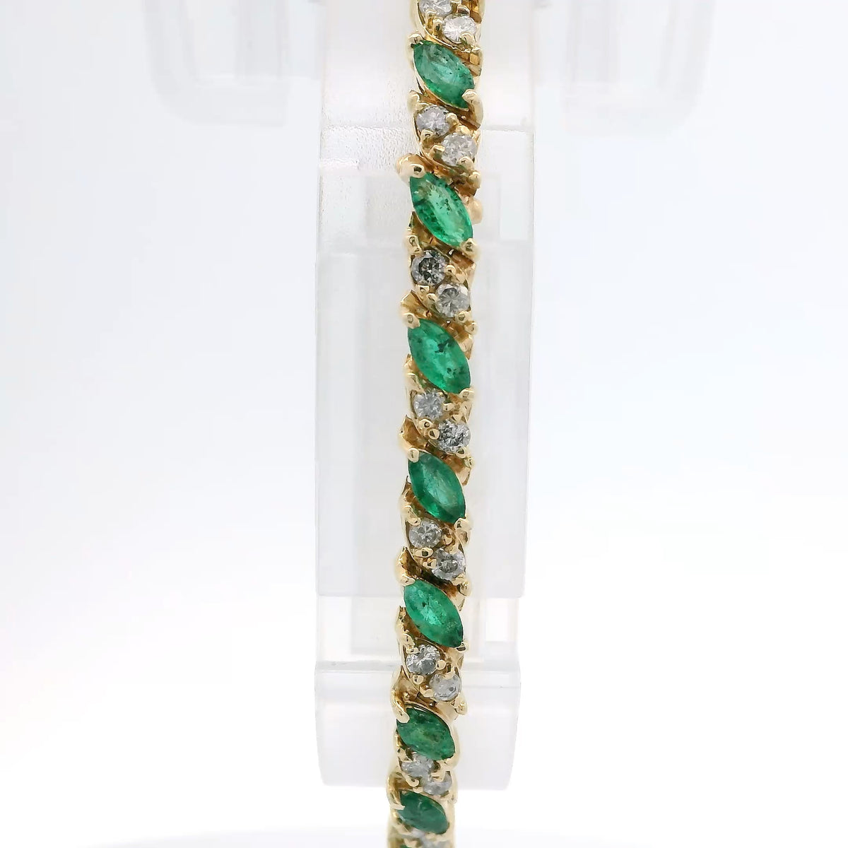 Emerald and Diamond Bracelet
