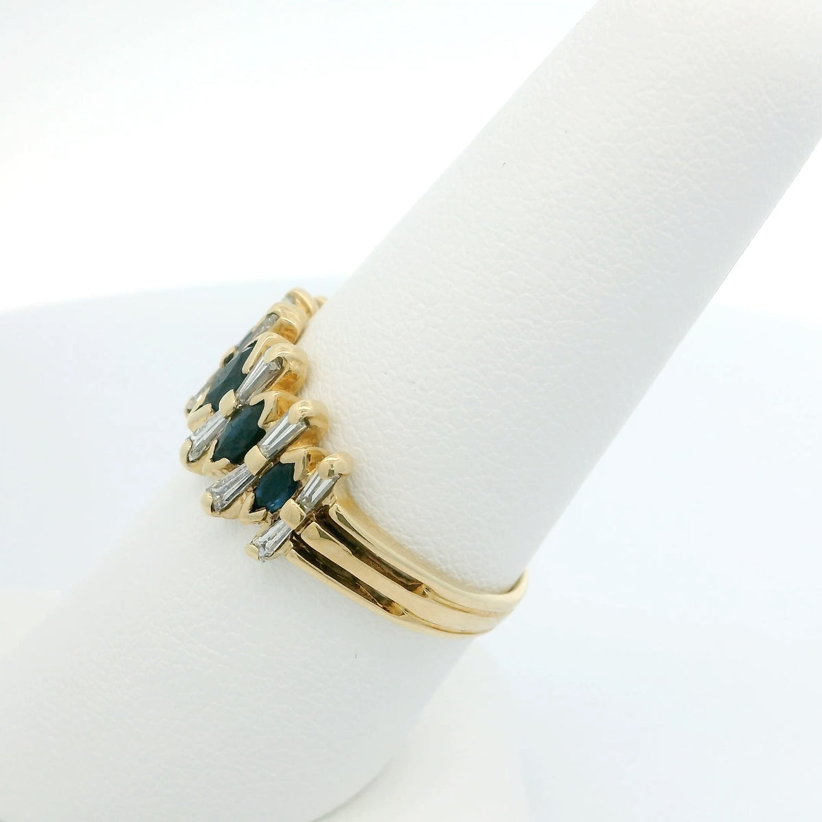 Sapphire and Diamond Band