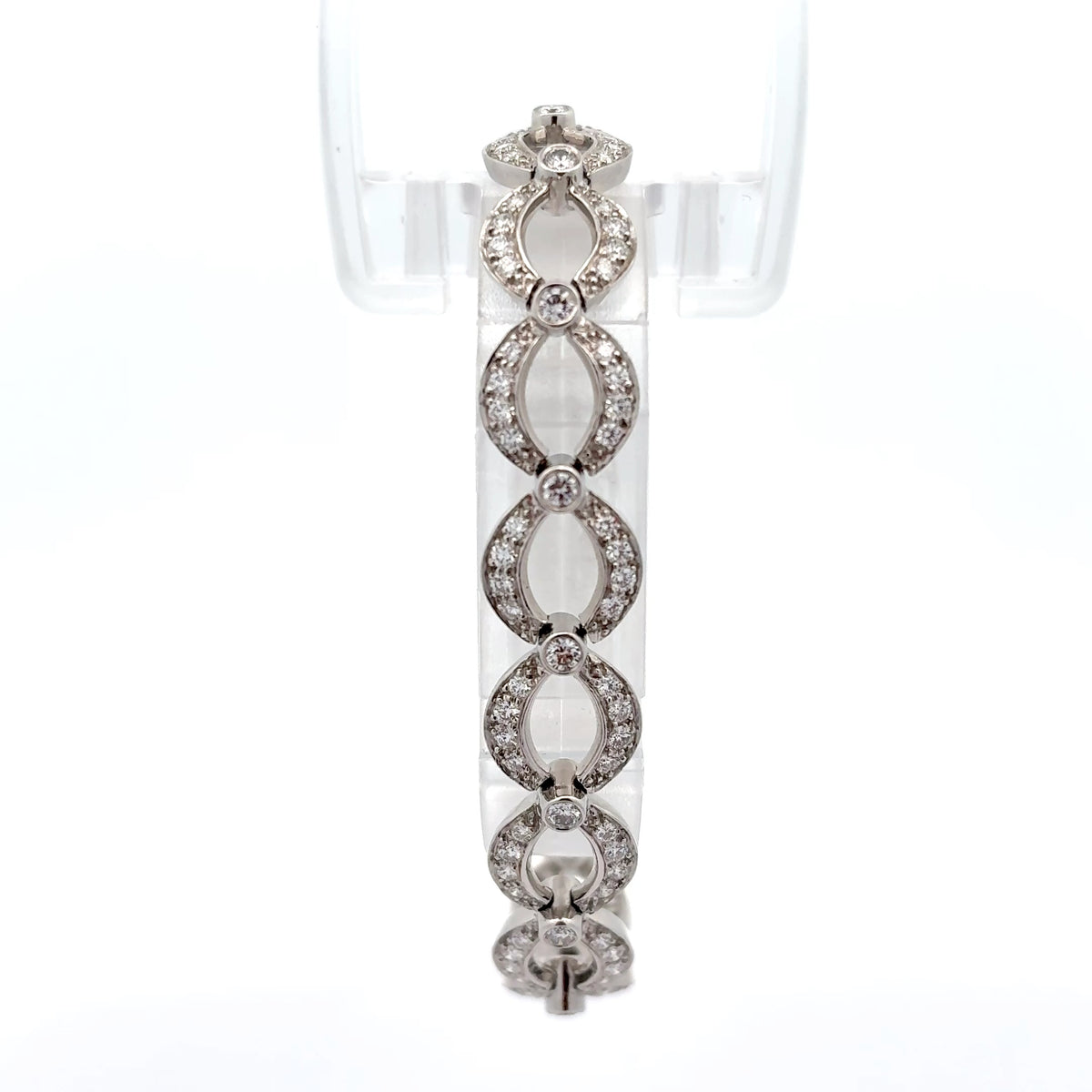 Open Link Diamond Bracelet