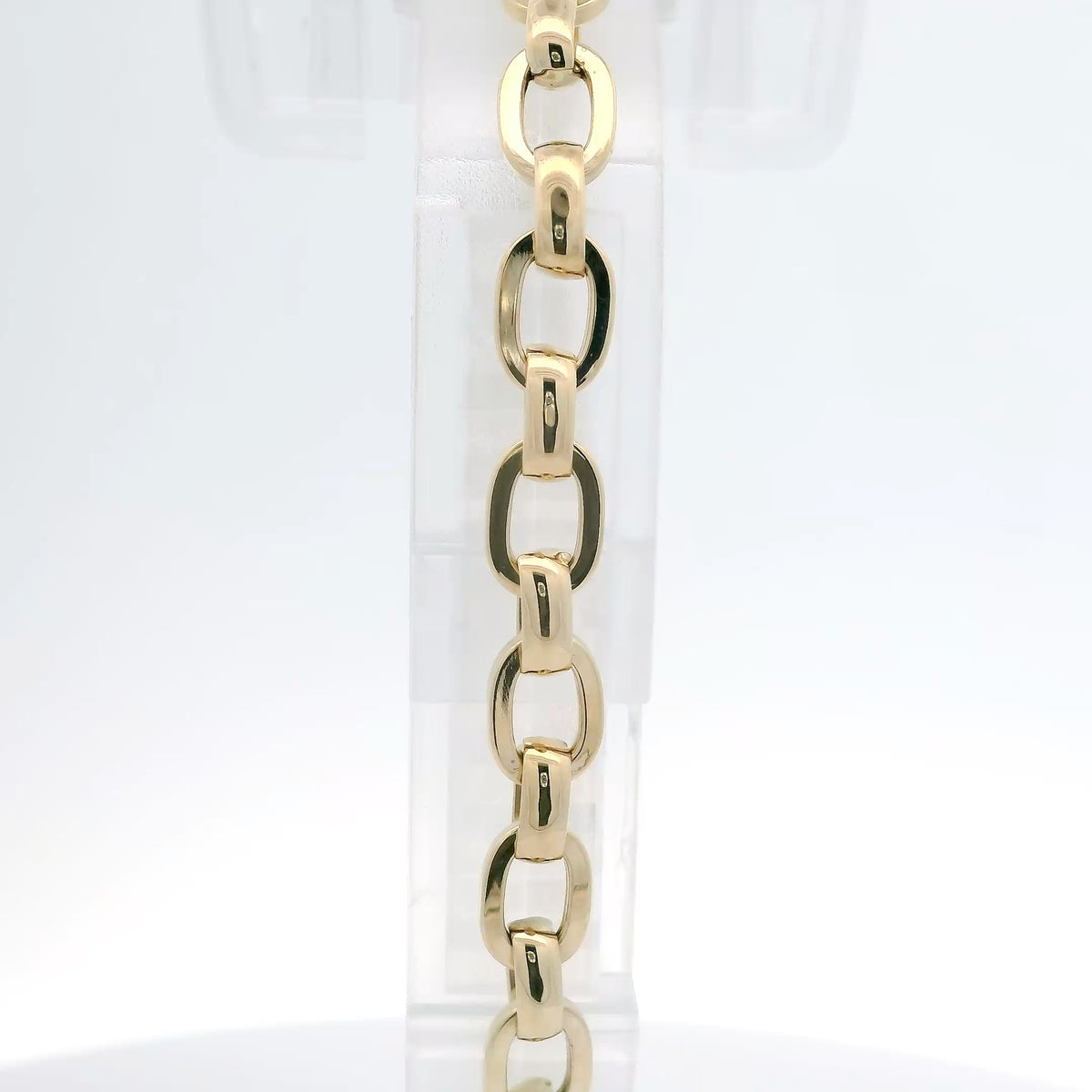 Oval Link Gold Bracelet