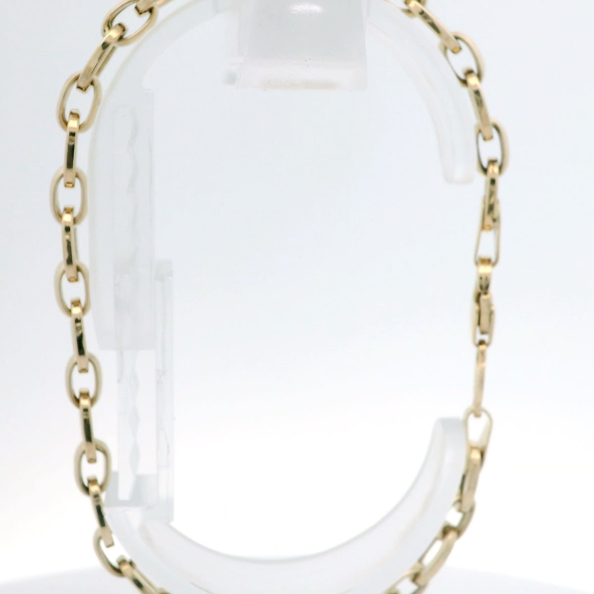 Oval Link Gold Bracelet