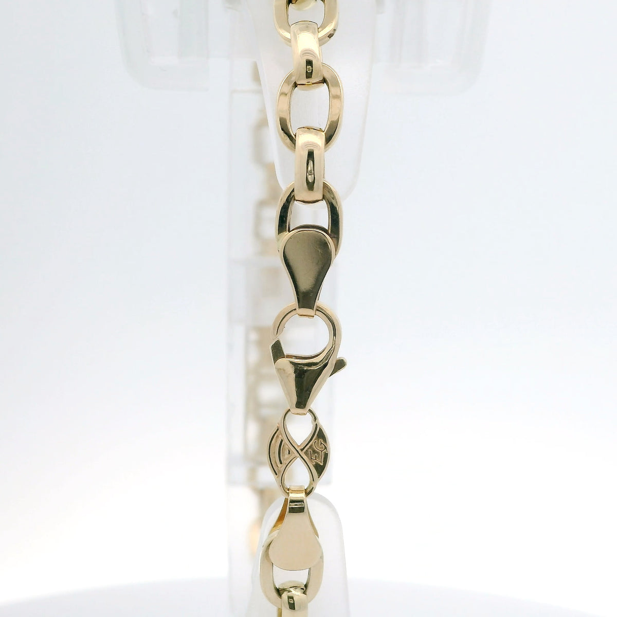 Oval Link Gold Bracelet